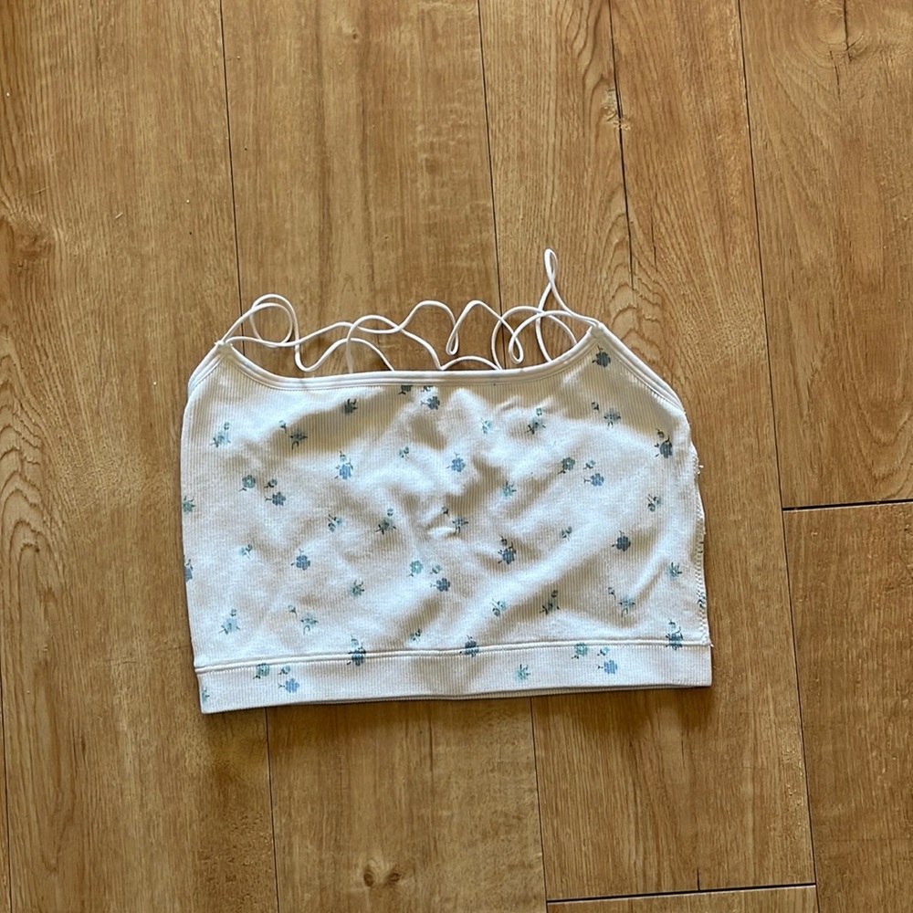 White Crop top